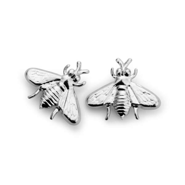 Bee shortie earring silver - Souvenirs de Pomme