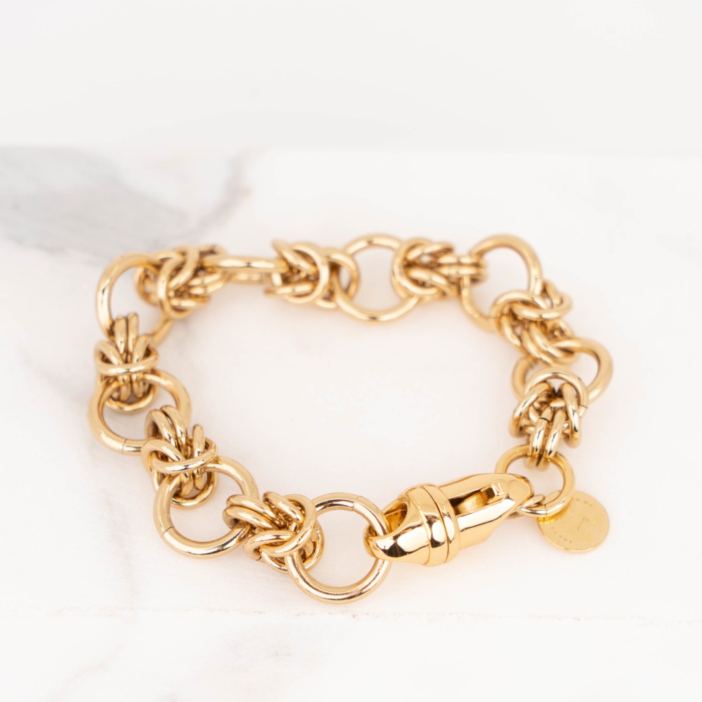 Nicole gouden schakelarmband