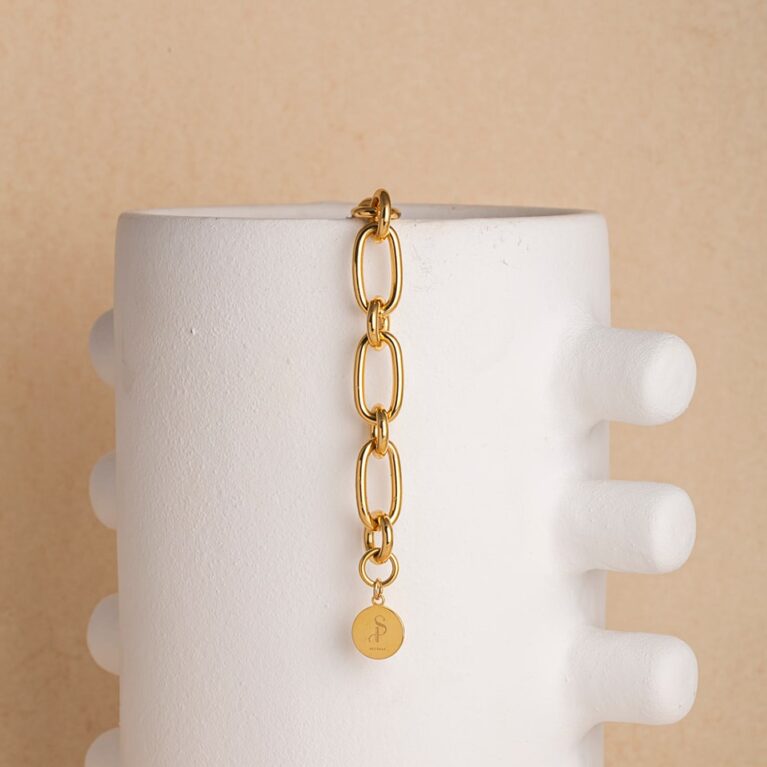 Lima small gouden schakelarmband