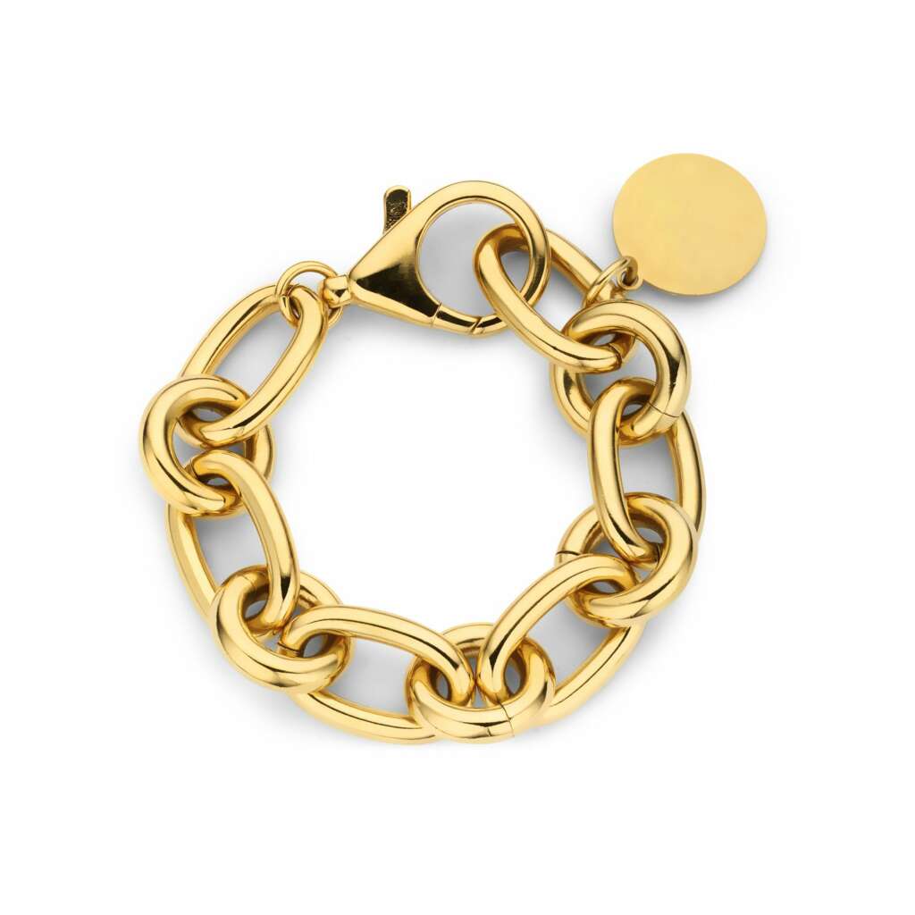 Lima medium chain bracelet gold - Souvenirs de Pomme