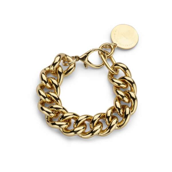 Gourmet small chain bracelet gold - Souvenirs de Pomme