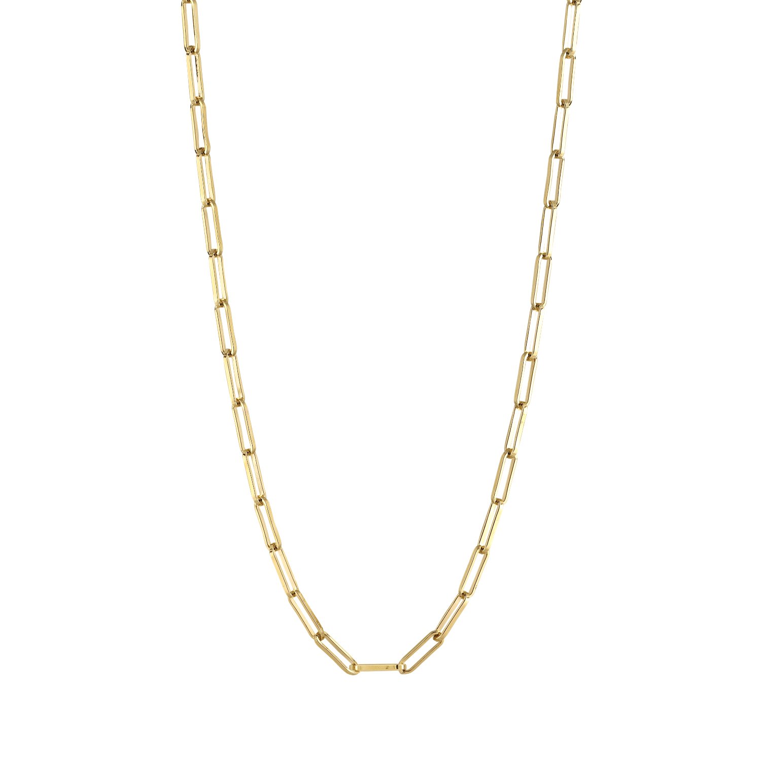Link small chain necklace gold - Souvenirs de Pomme