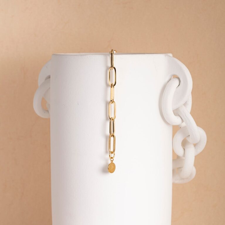 Link small gouden schakelarmband