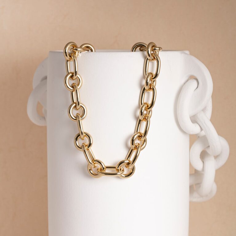 Lima medium necklace gold