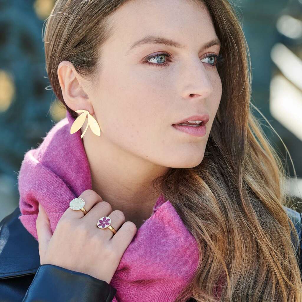 Mini Florence shortie earring gold - Souvenirs de Pomme
