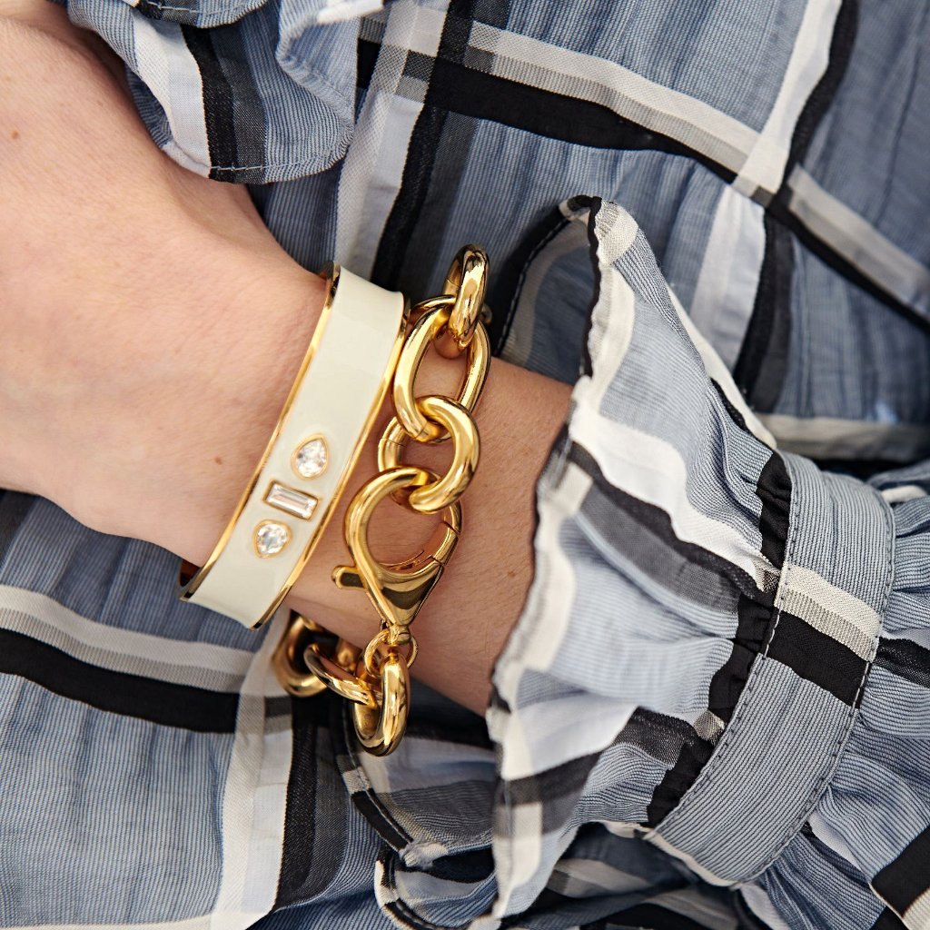 Lima medium chain bracelet gold - Souvenirs de Pomme