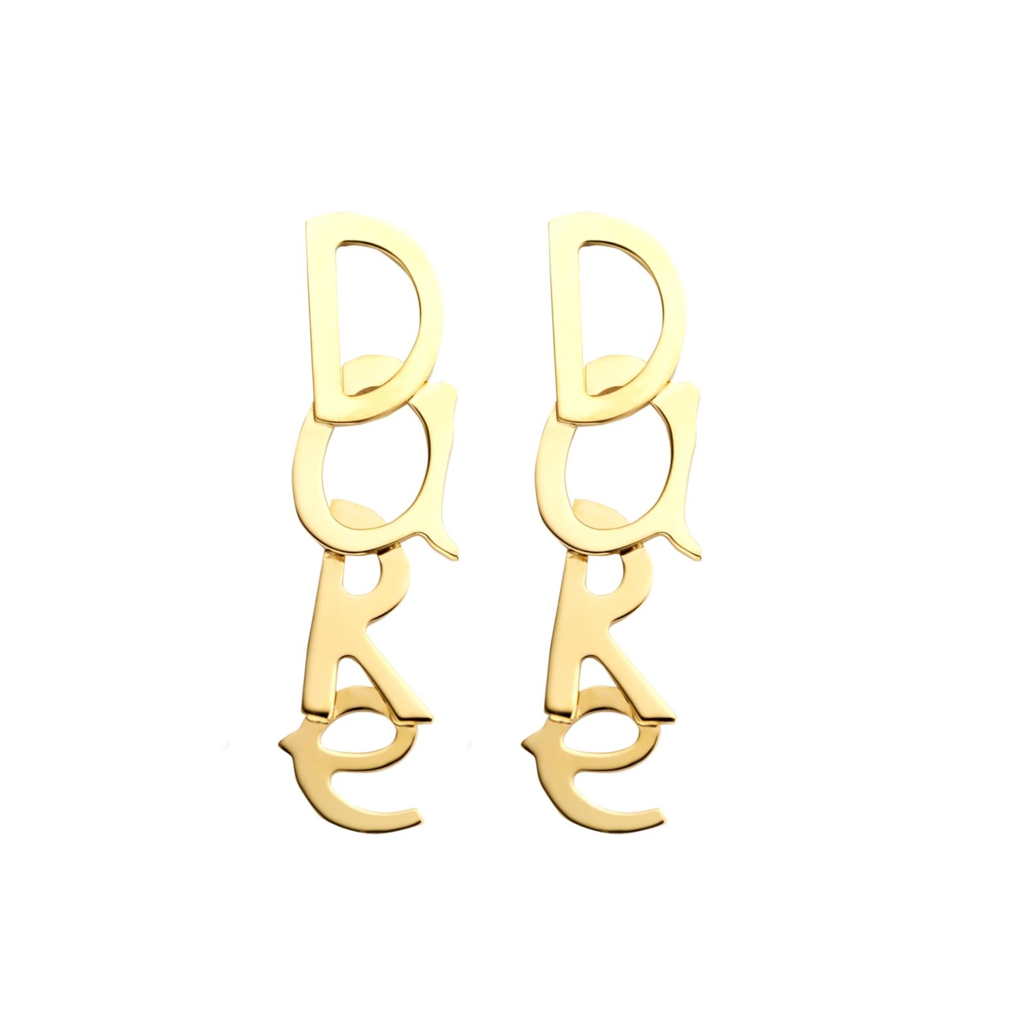 Dare gold earrings - Souvenirs de Pomme