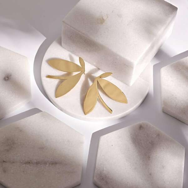 Mini Florence shortie earring gold - Souvenirs de Pomme