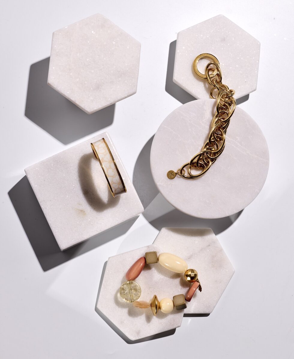 Large snake statement bracelet gold - Souvenirs de Pomme