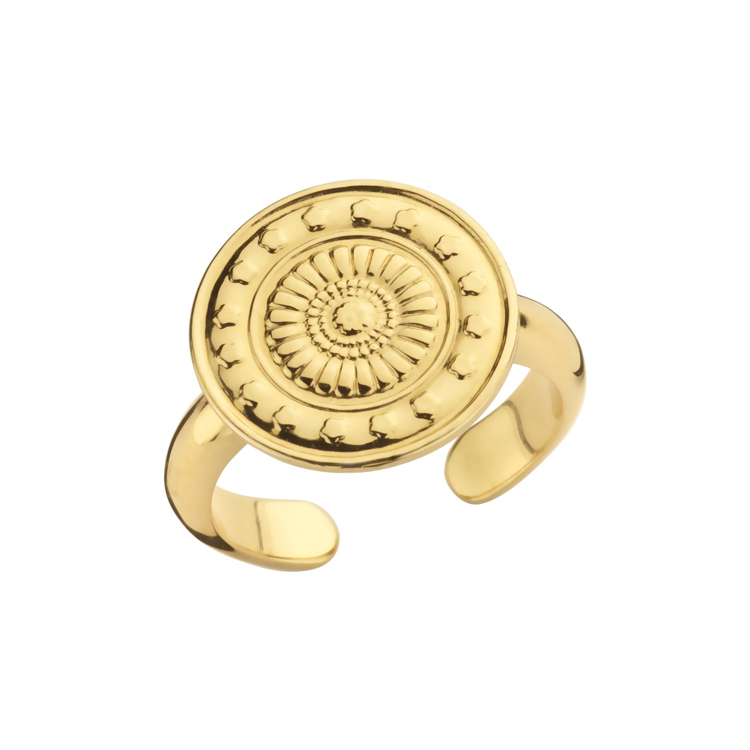 Ring Peru coin gold - Souvenirs de Pomme