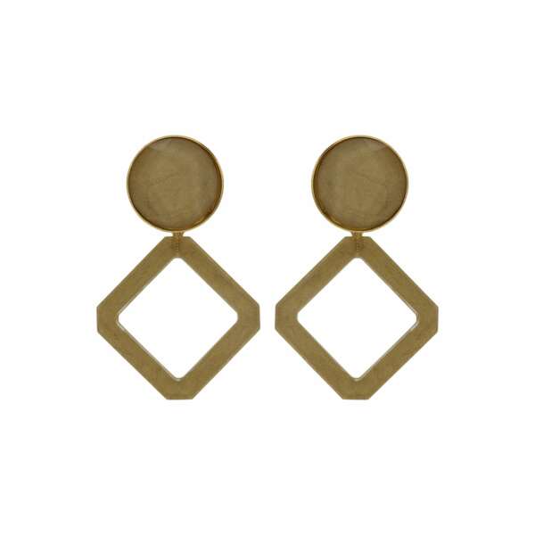 Alice beige earrings - Souvenirs de Pomme