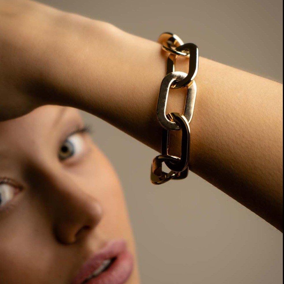 Amara statement gold bracelet