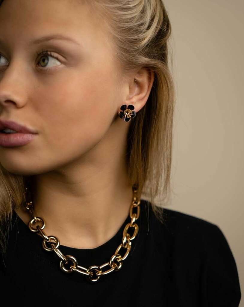 Lima medium necklace gold - Souvenirs de Pomme