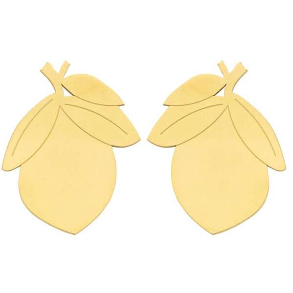 Mini Lemon shortie earring gold - Souvenirs de Pomme