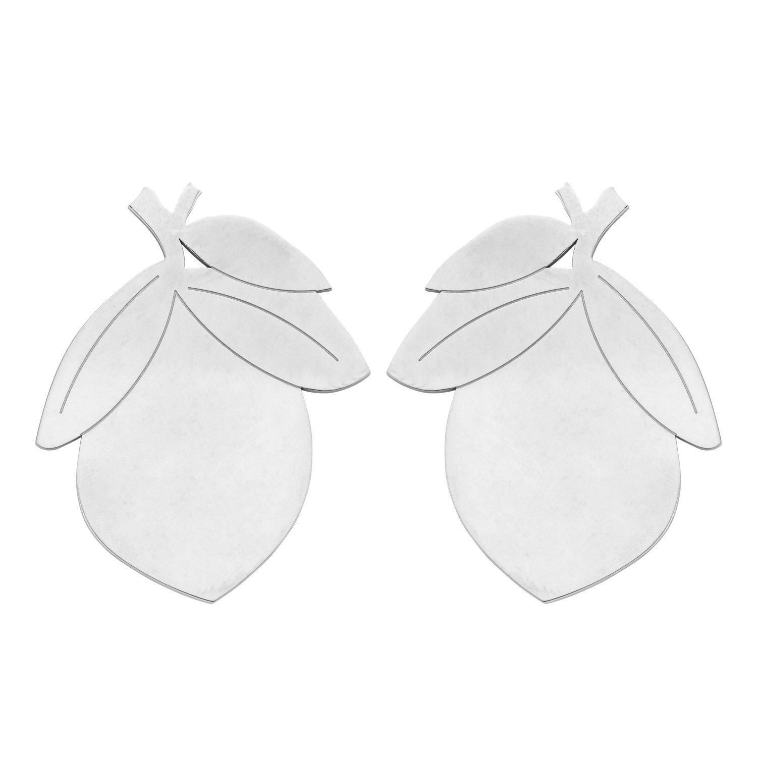 Mini Lemon shortie earring silver - Souvenirs de Pomme