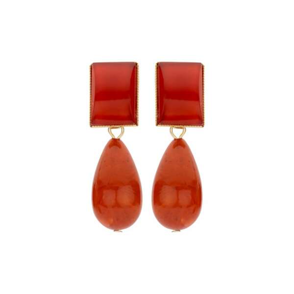 New Playa red terracota earrings - Souvenirs de Pomme