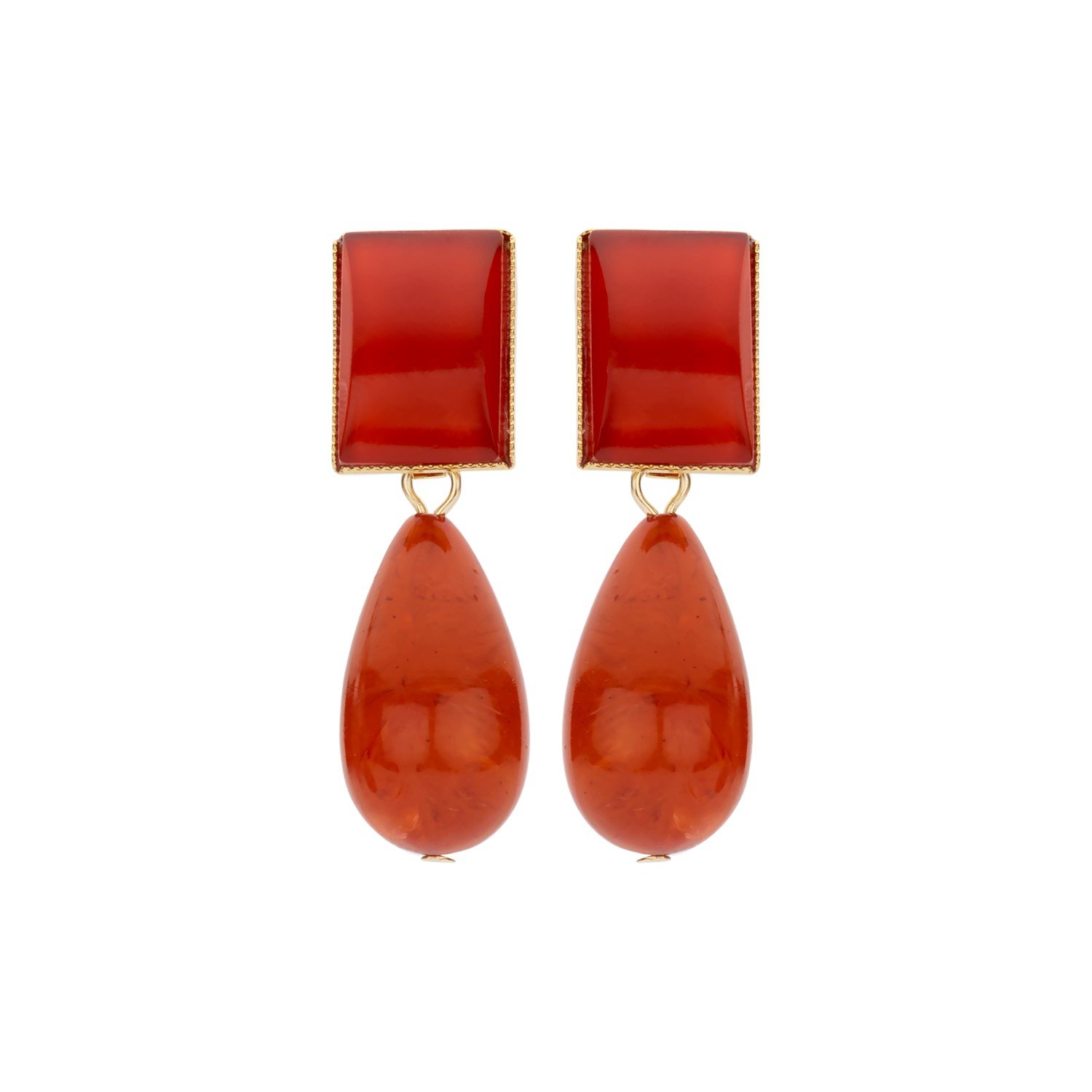 New Playa red terracota earrings - Souvenirs de Pomme