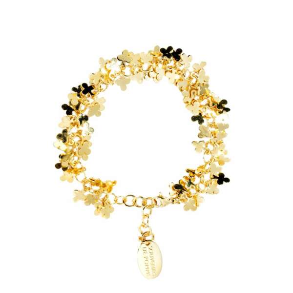 Chain Clubs gold bracelet - Souvenirs de Pomme