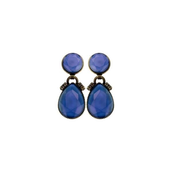 2 mini drops jeans earrings - Souvenirs de Pomme