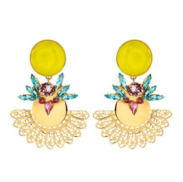 Roberta statement earring multicolour - Souvenirs de Pomme