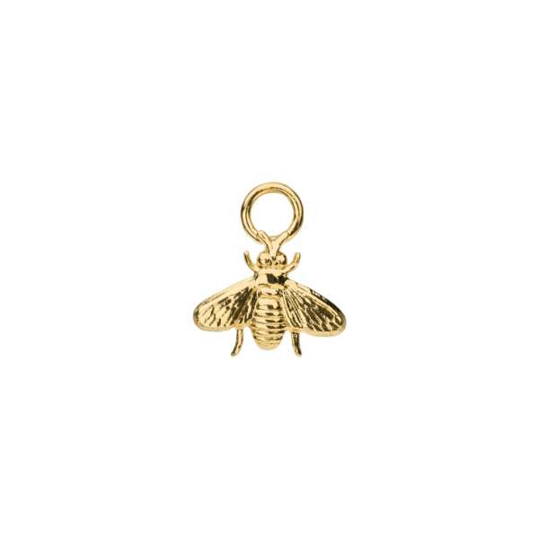 Bee charm gold - Souvenirs de Pomme