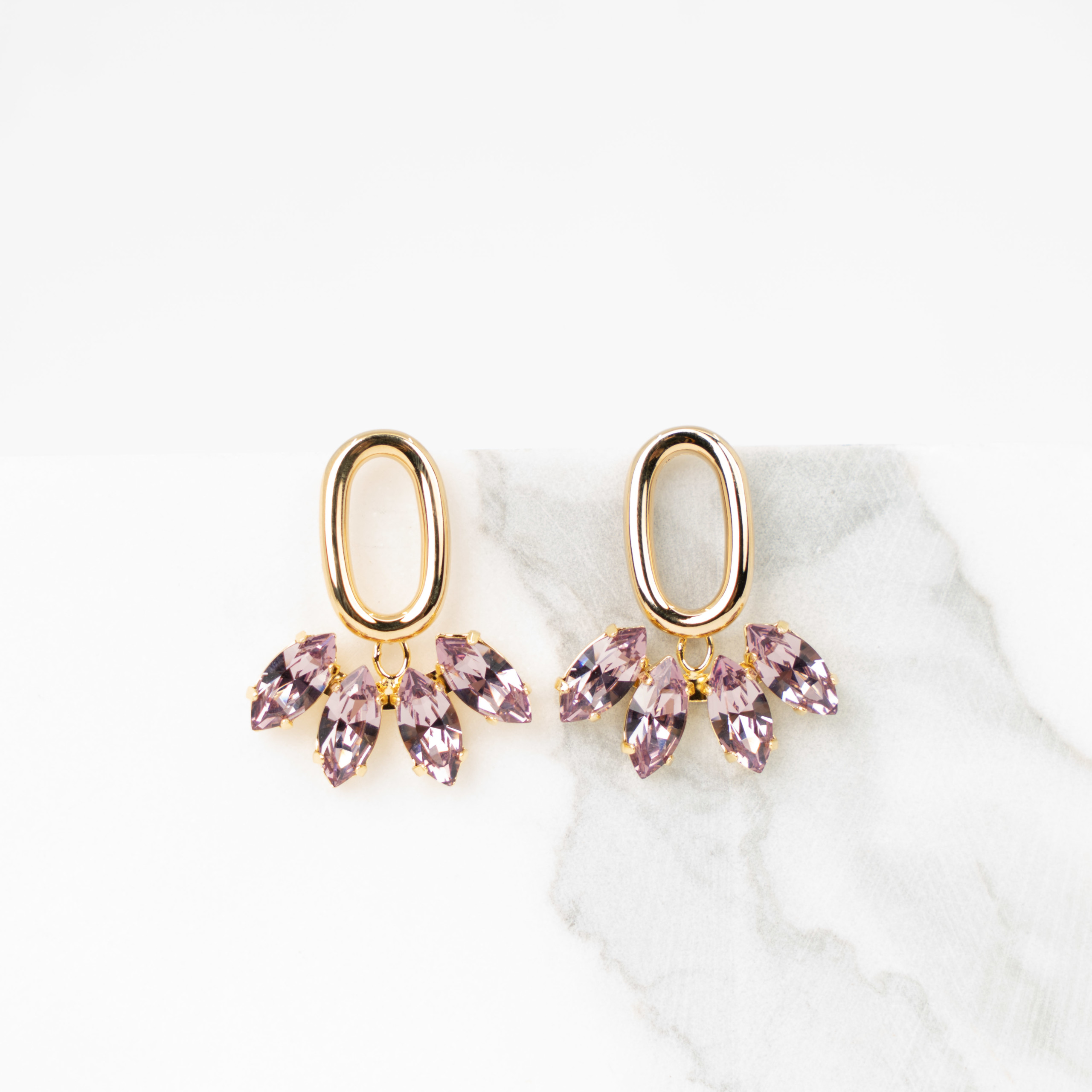 Pippa lavander earrings