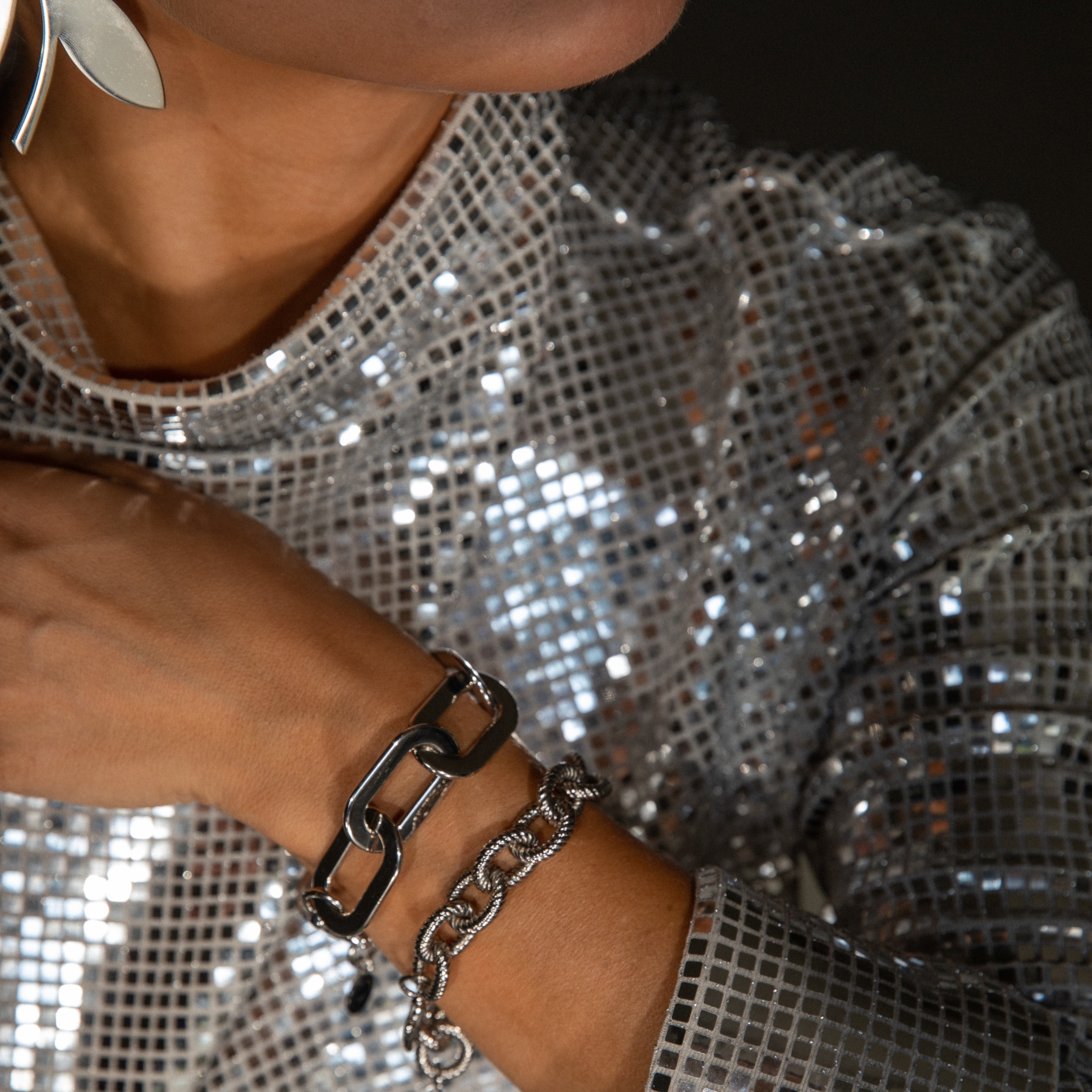 Amara chain silver bracelet