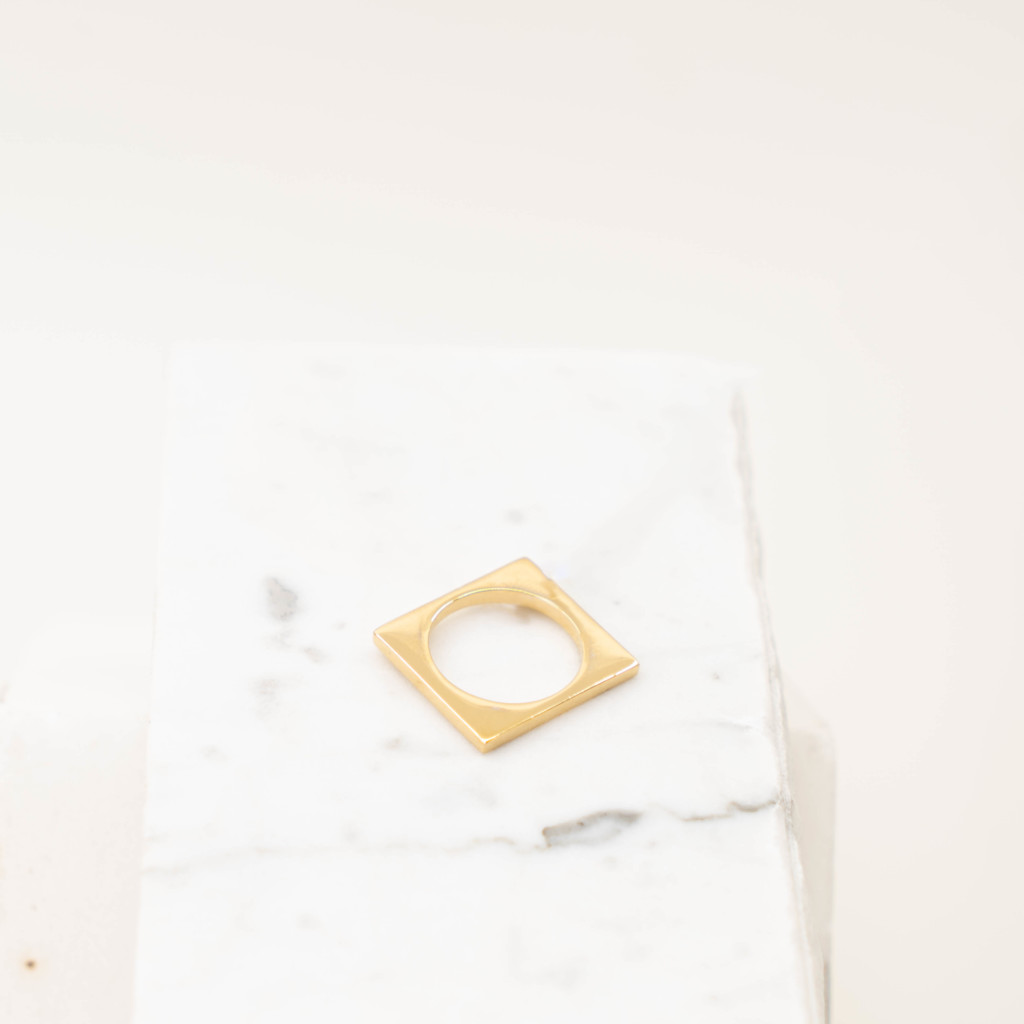 Azure goud ring (verkocht per 1)