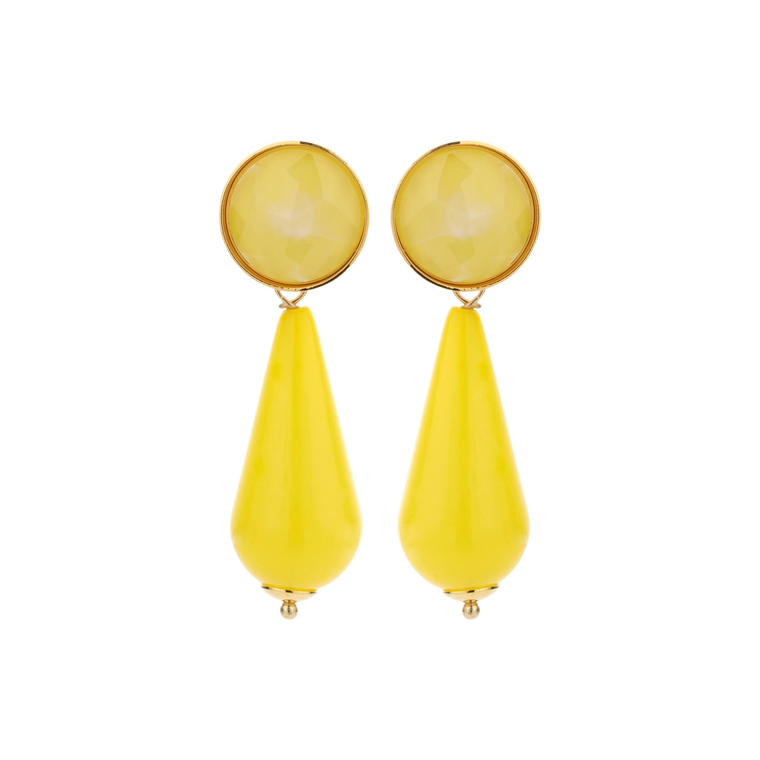 Elena yellow earrings