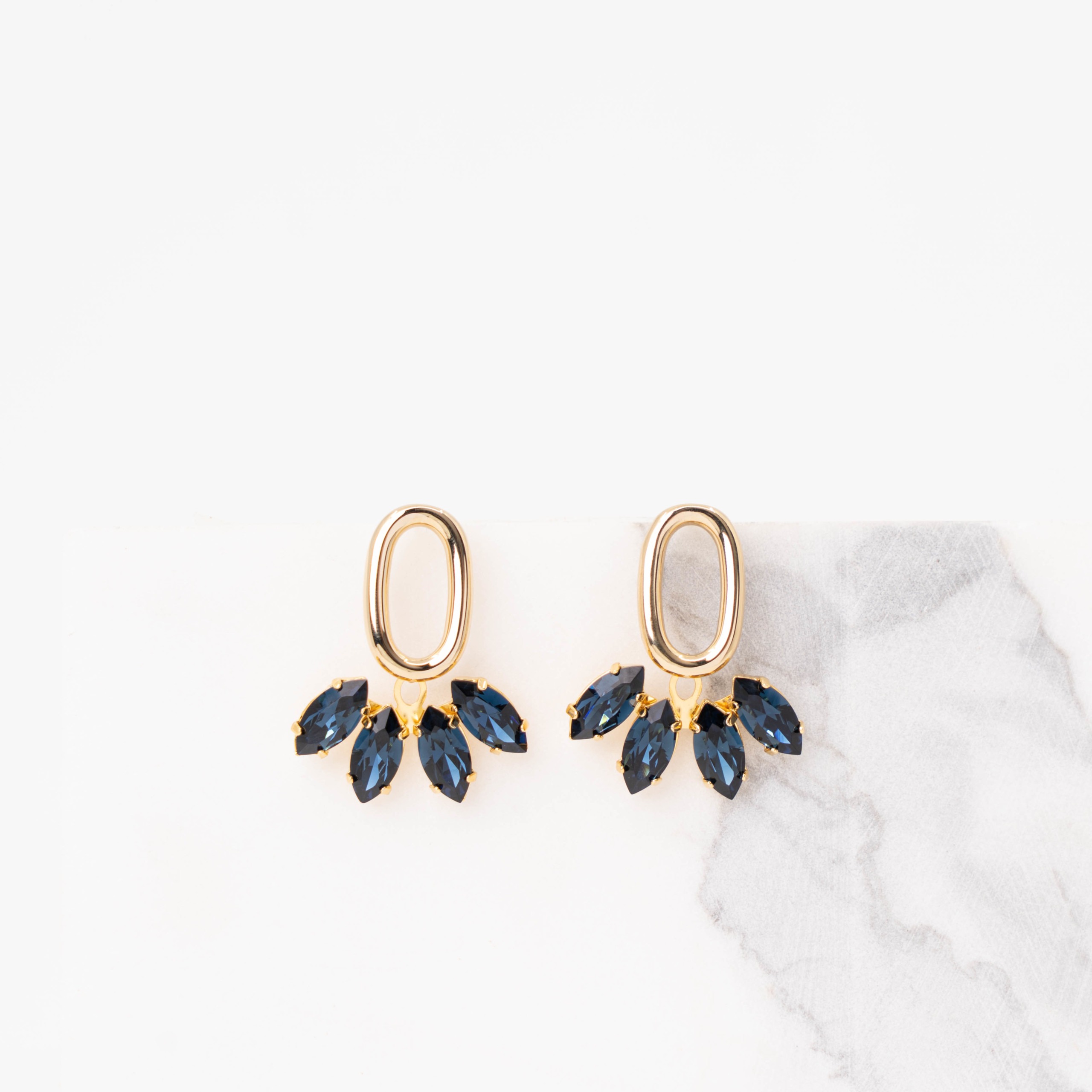 Pippa blue montana earrings