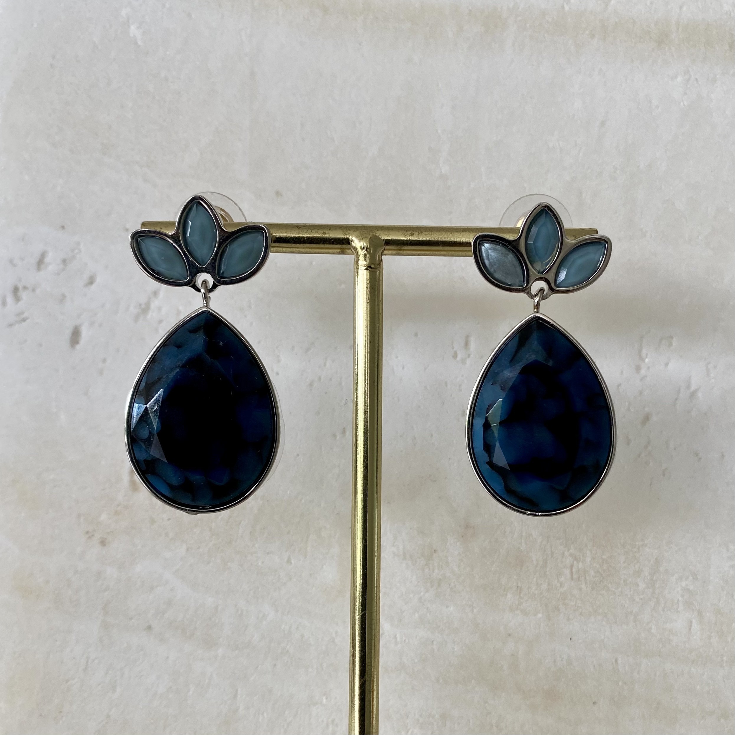 Navette Blue earrings