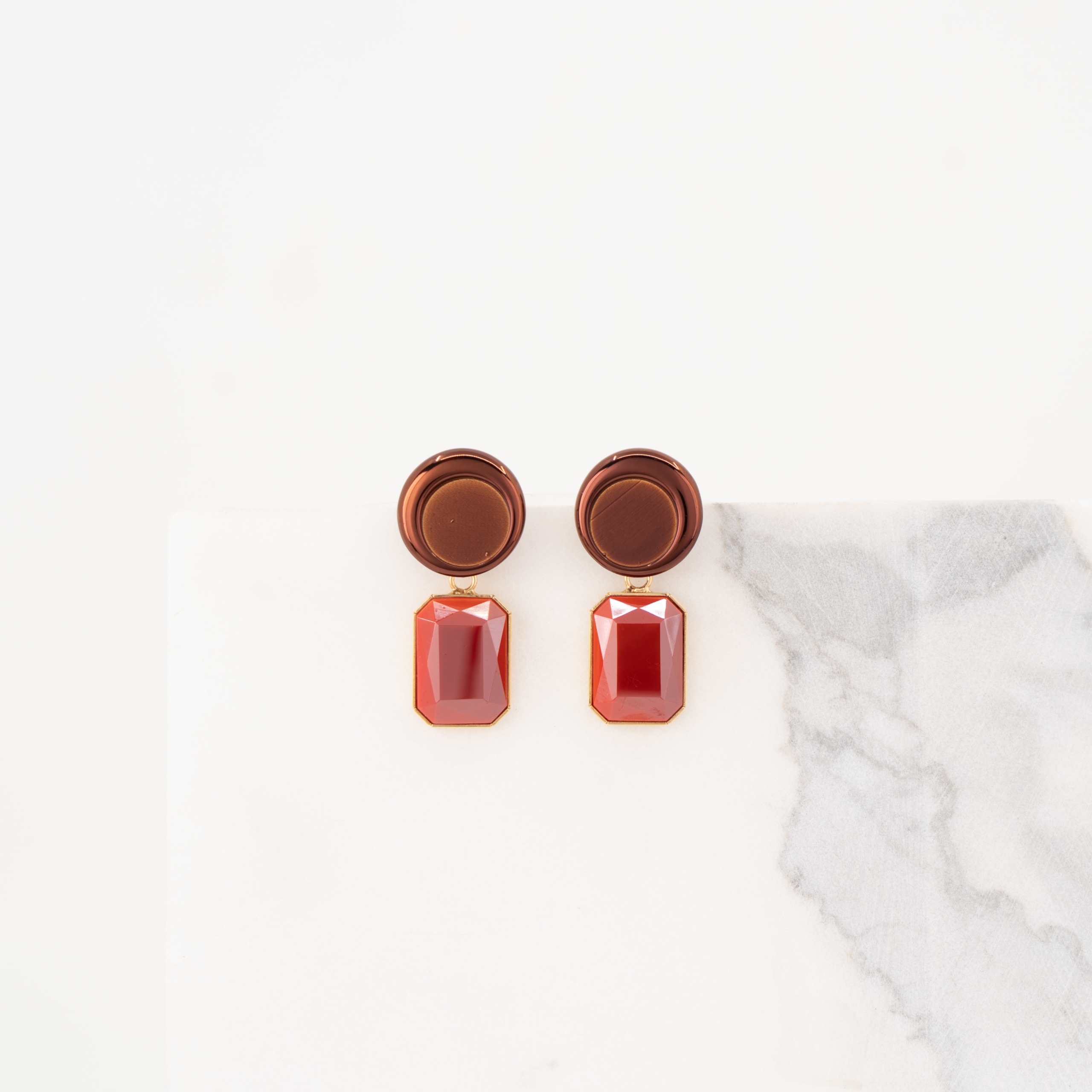 Nubia vintage red earrings