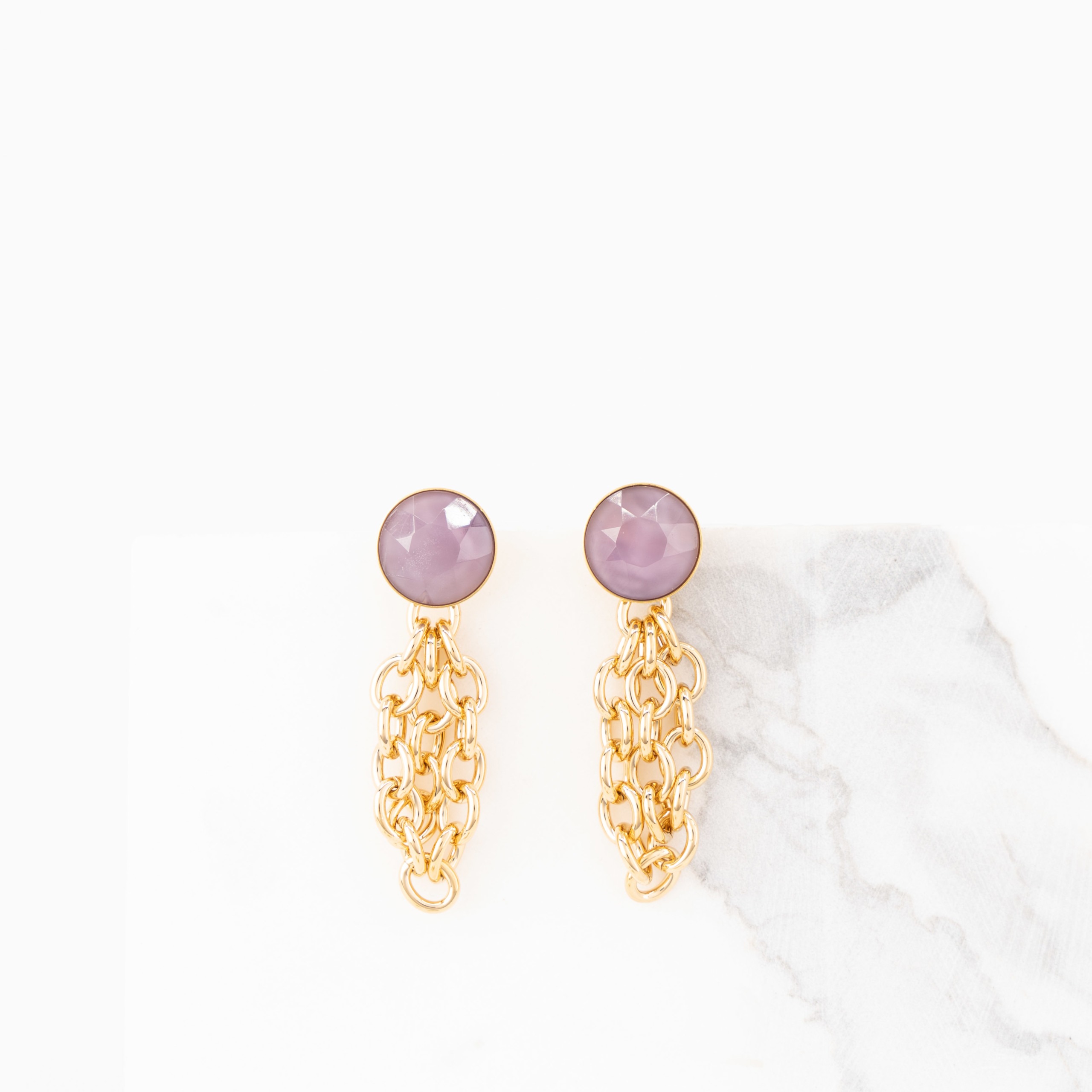 Paloma lilac earrings