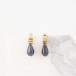 Aalto small hoops dark grey