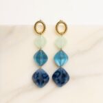 Ila blue mix long earrings