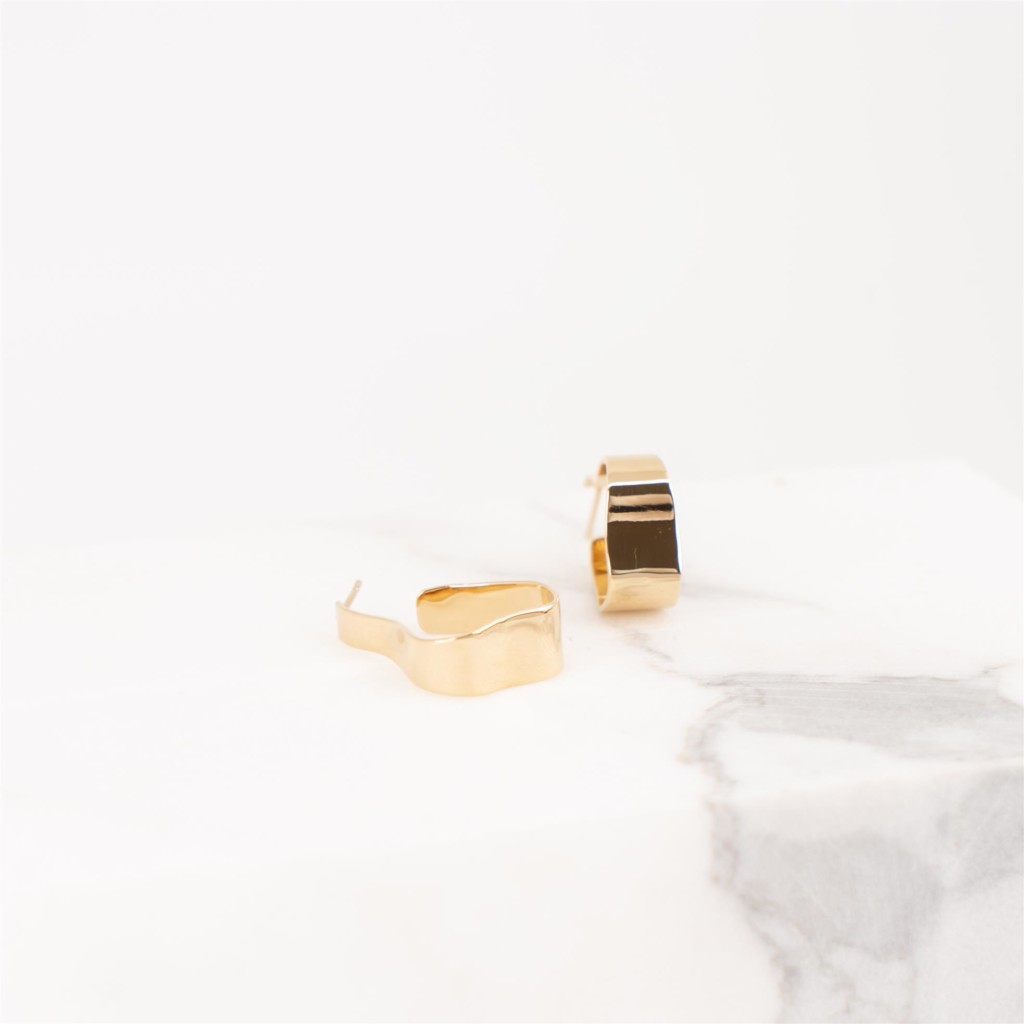 Mini aalto gold hoops