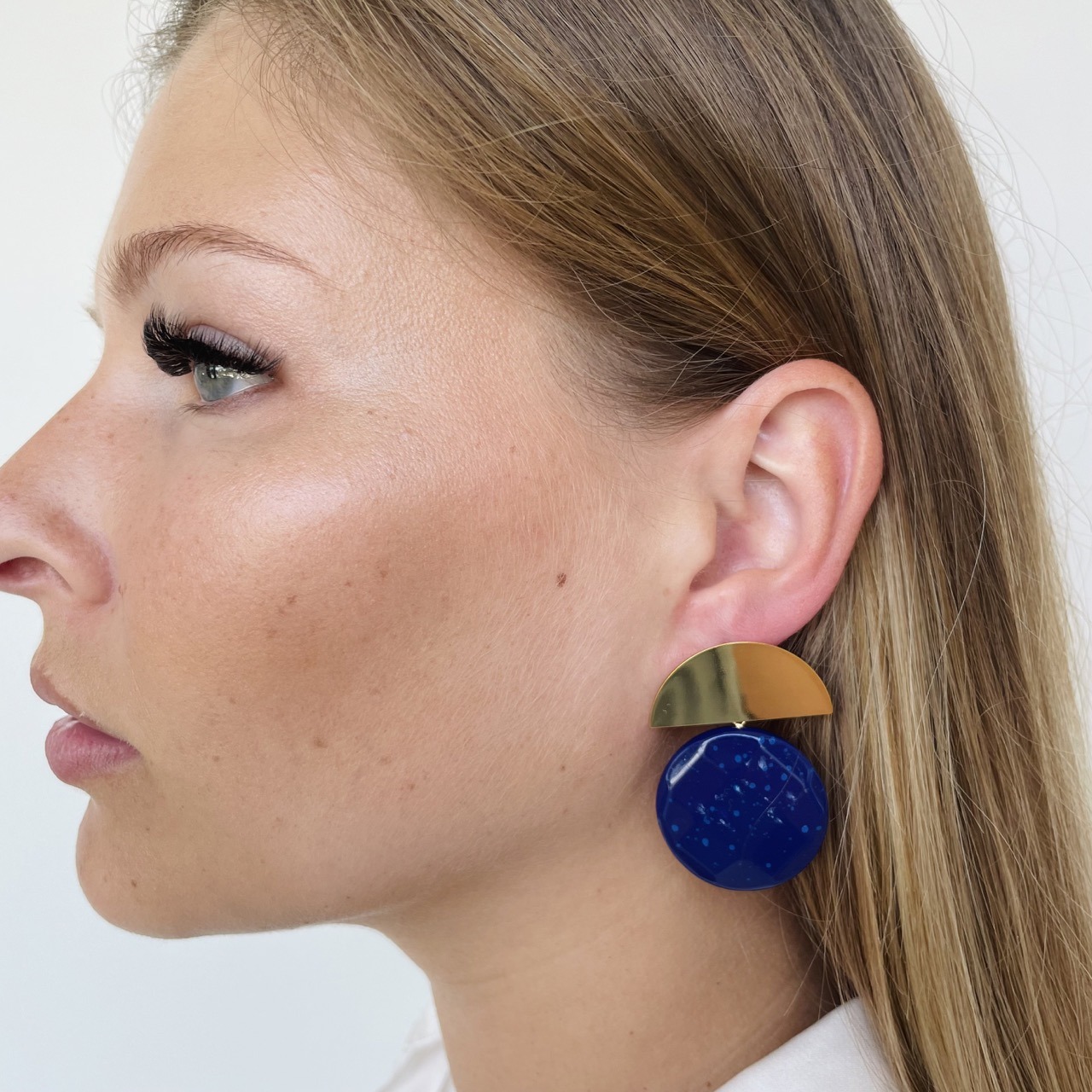 Luna blue earrings