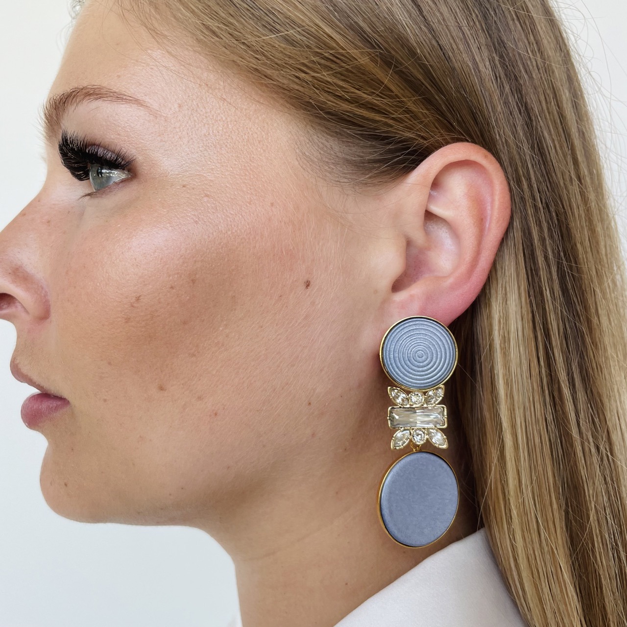 Marion blue mix earrings