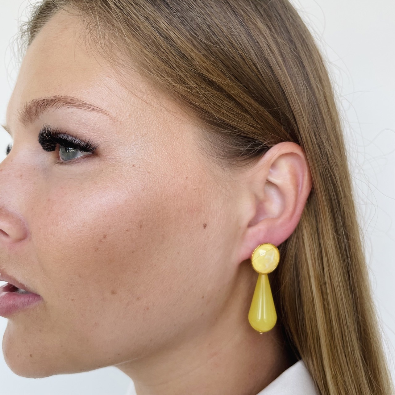 Elena yellow earrings