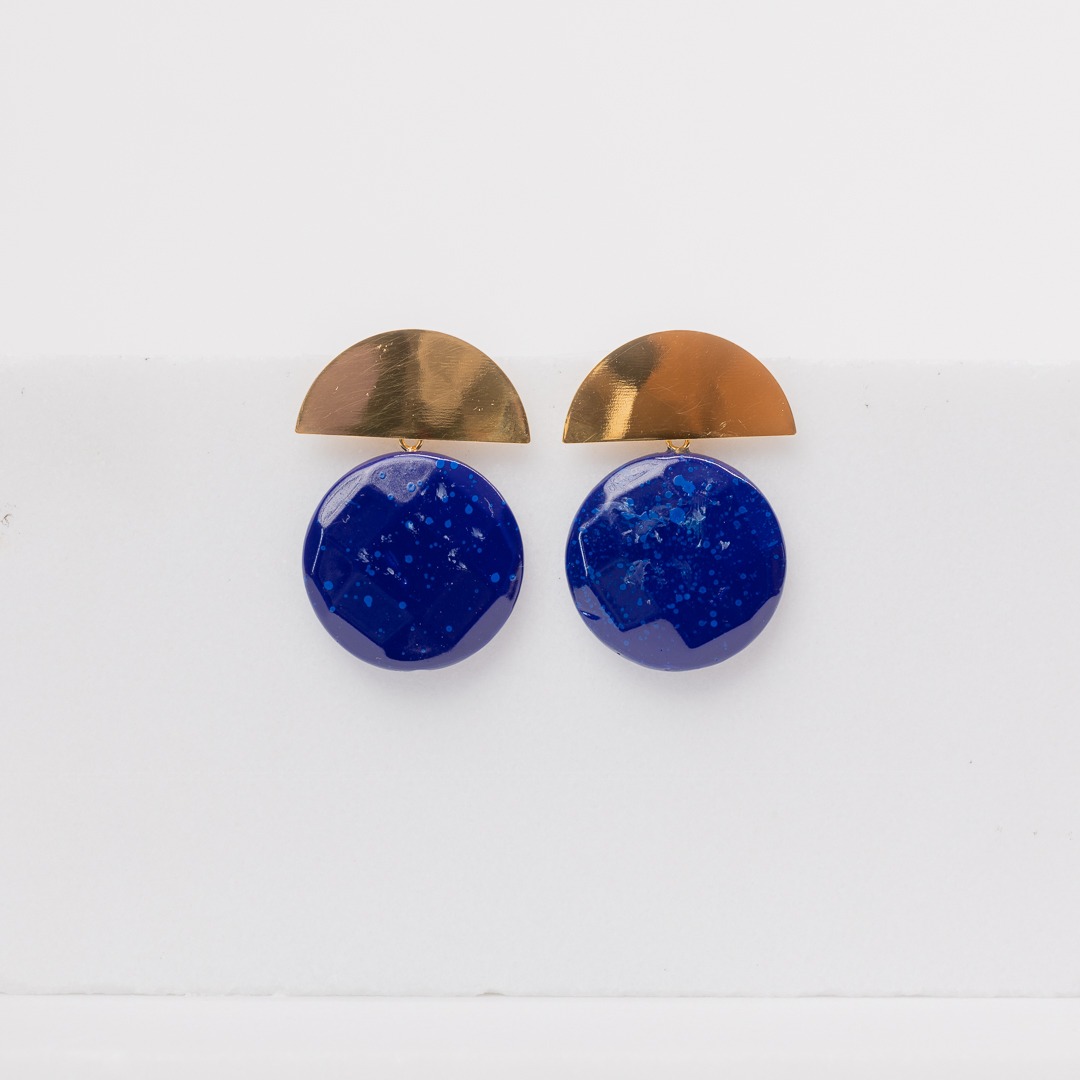 Luna blue earrings