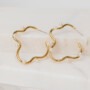 CORALIE gouden hoops met parels