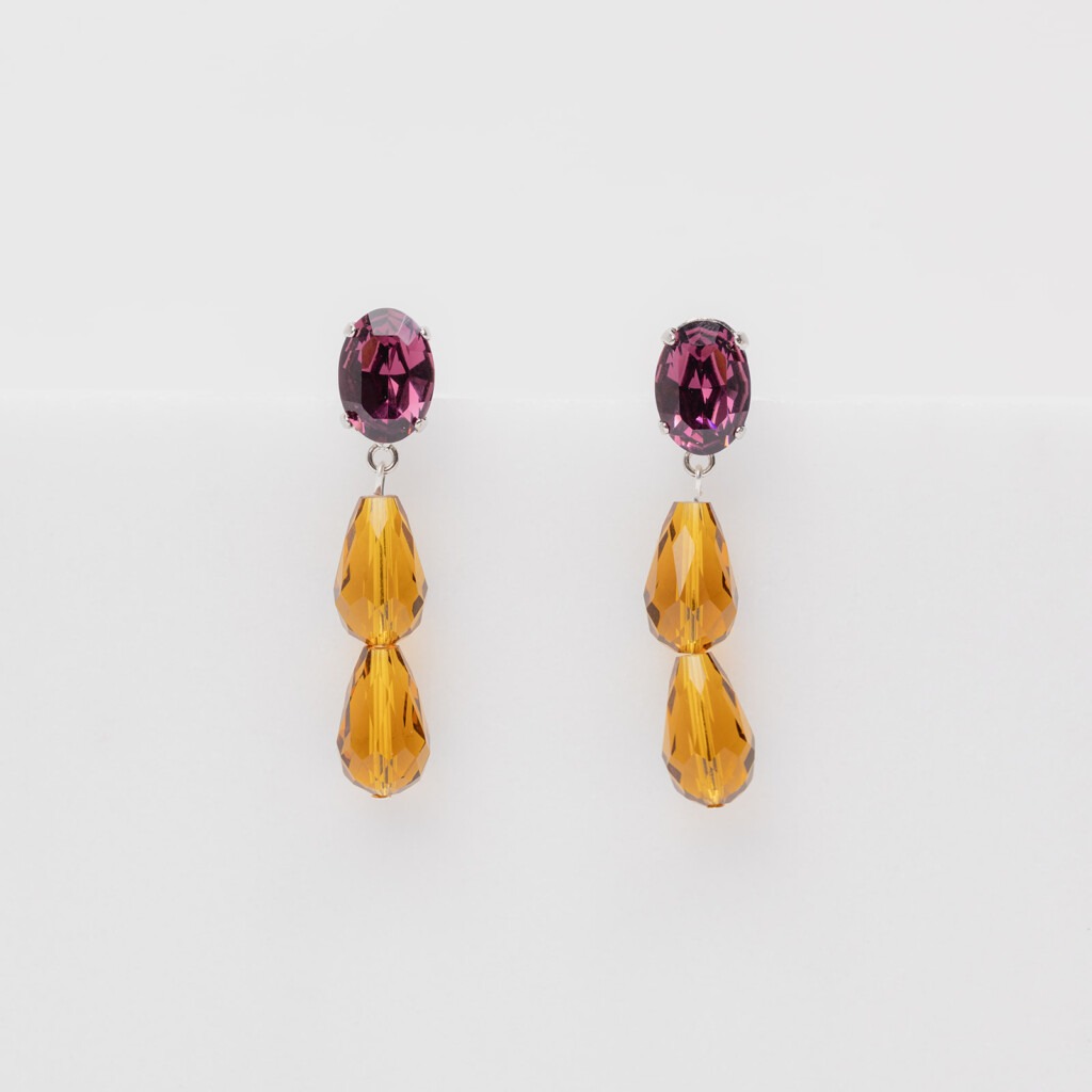 Lolita paarse oorbellen