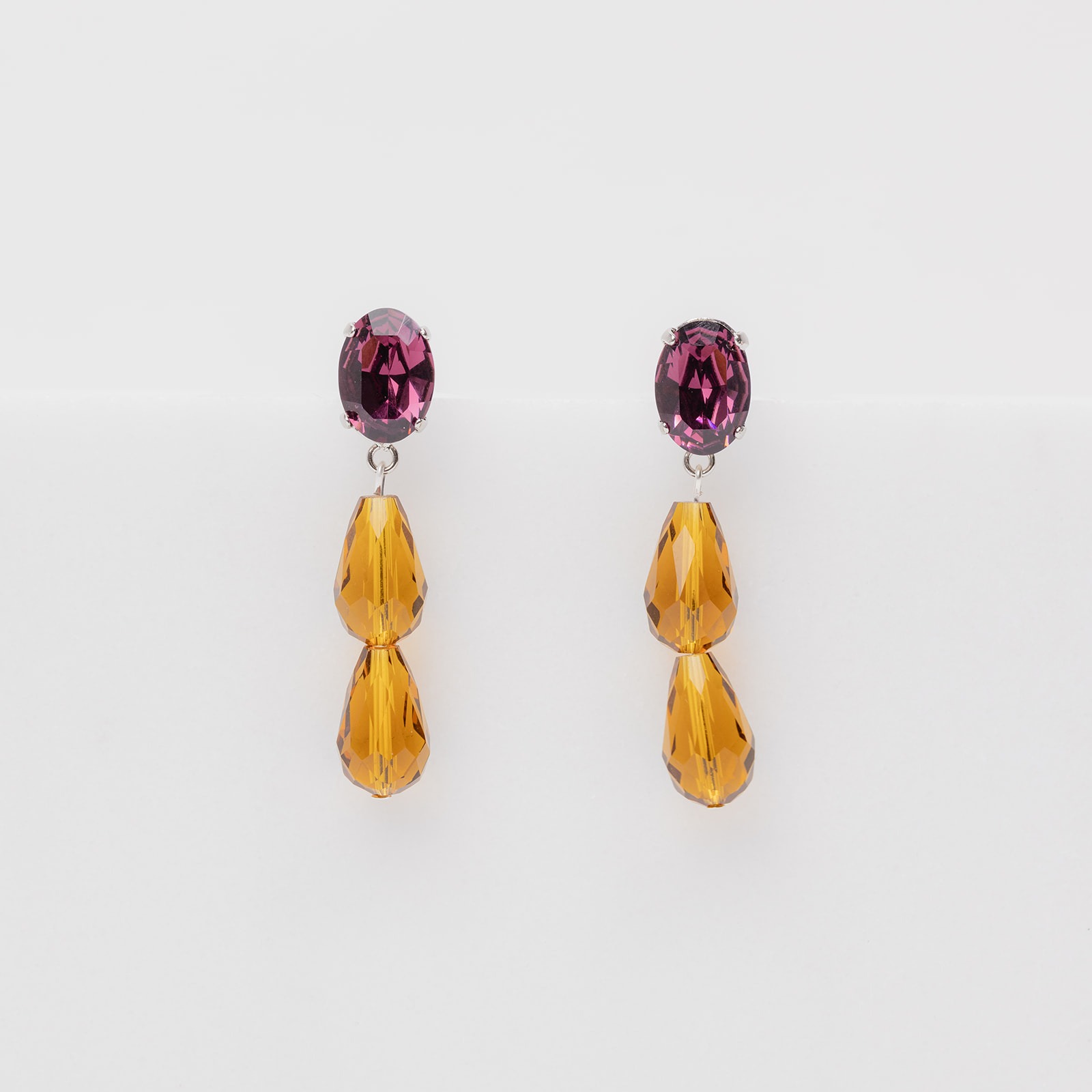 Lolita purple earrings