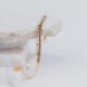 Tilly royal blauwe strass en tube chain armband