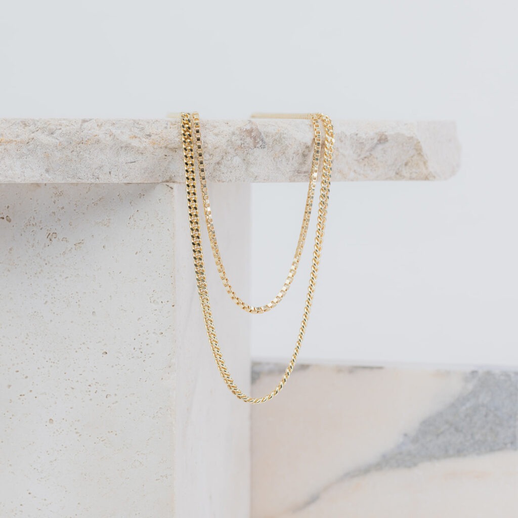 Tilly gold chain necklace