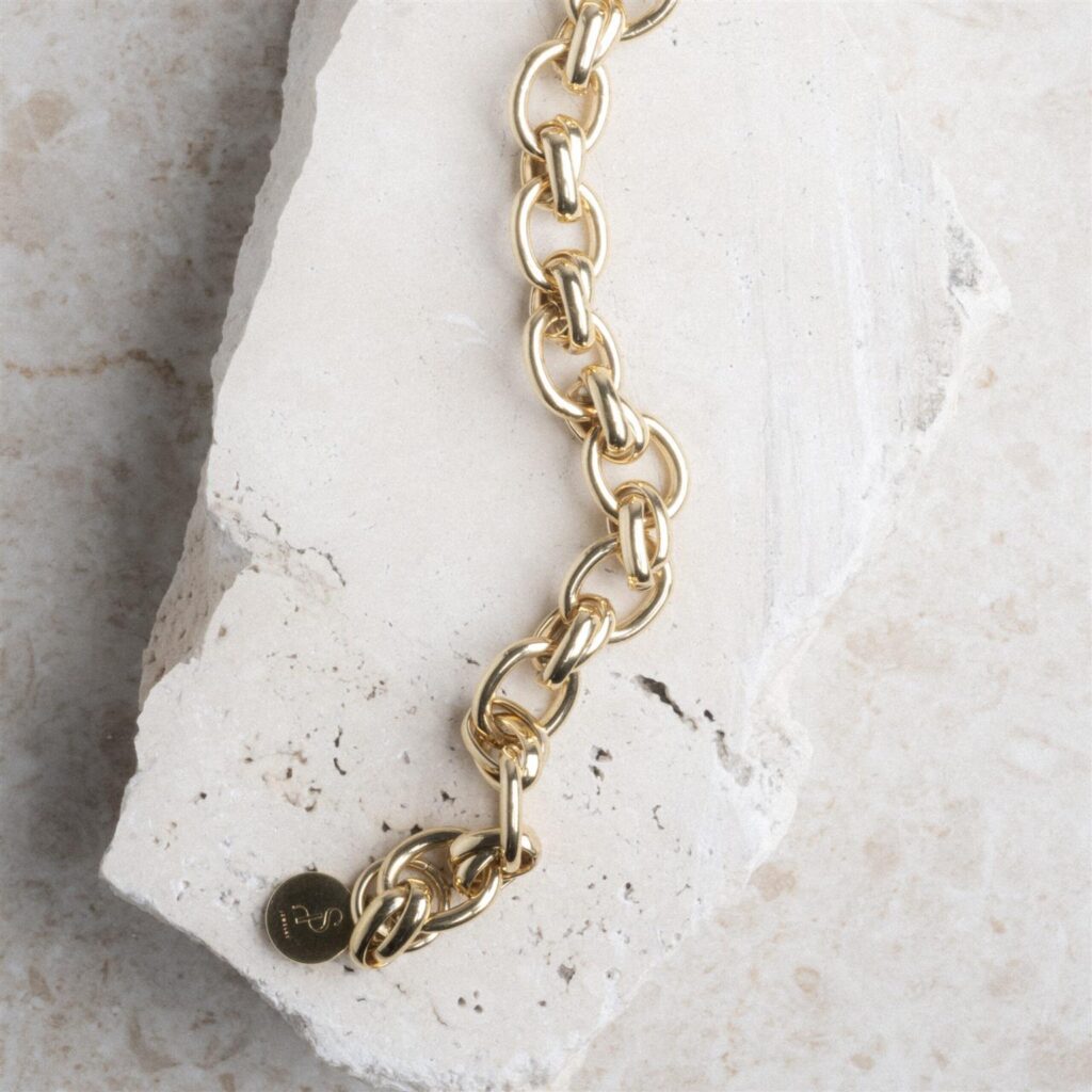 Zion chain gold bracelet
