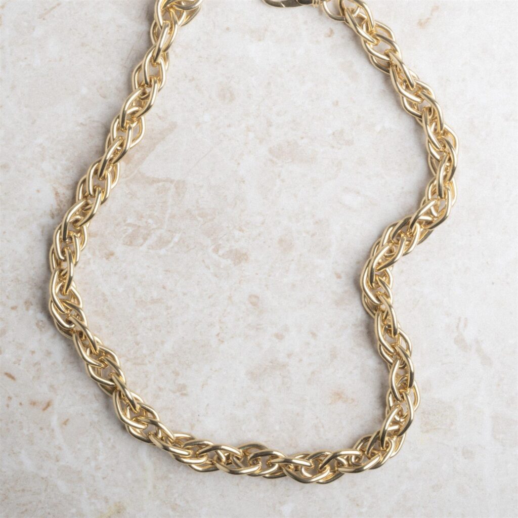 Mia snake chain gouden ketting