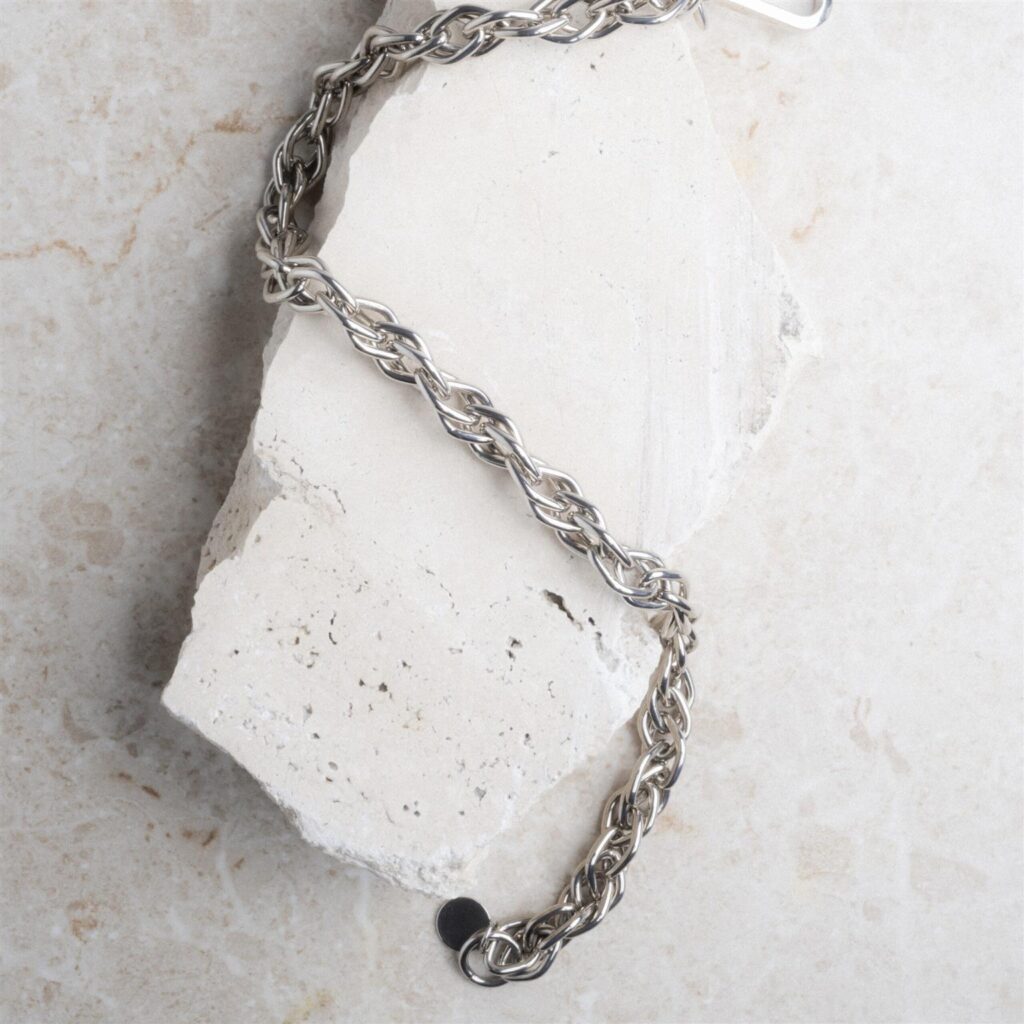 Mia snake chain zilveren ketting