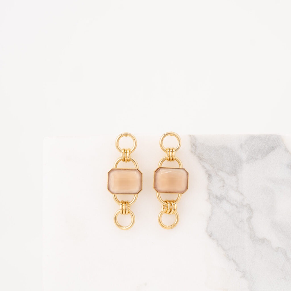 Tiffany shortie anthracite oorbellen (Copy)