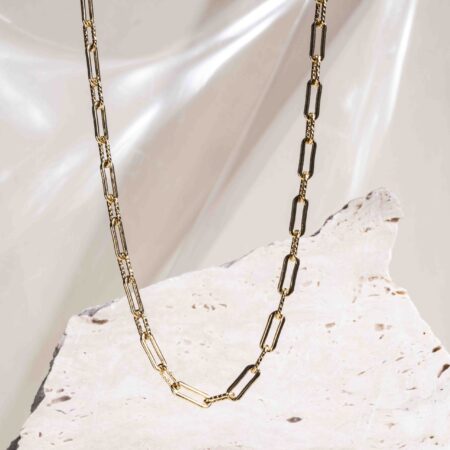 Berlin chain gold necklace